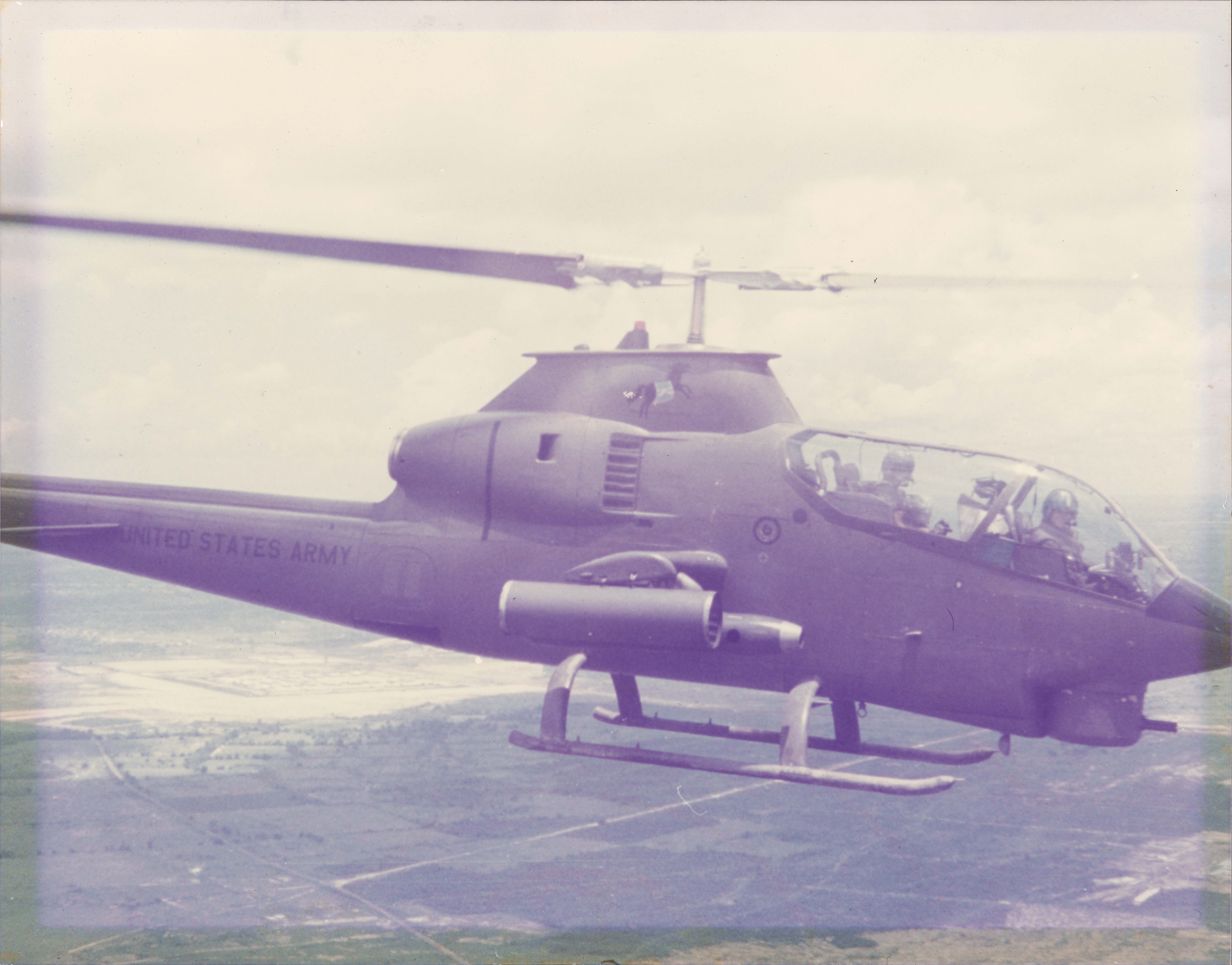 Larry Taylor Ah 1G Cobra Helicopter Scanned From Original